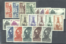 Dahomey  :  Yv  120-141  **  Sauf Le 15c Et Le 1F50 - Neufs