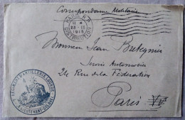 Correspondance Militaire Paris 1915 Cachet 2 ème Régiment D'artillerie Lourde - Le Lieutenant-Colonel -  TBE - 1. Weltkrieg 1914-1918