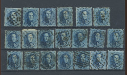 20. Médaillons 15 Dentelés Bleu Ø.   Joli Pas Cher. Cote 90  € Minimum - 1863-1864 Medallions (13/16)