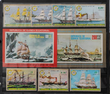 Conquiata DE LOS MARES- DE LA VELA AL VAPOR -MICHEL 998/04 B 248 B 249- MNH** - Zeilen