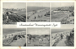 71941157 Wenningstedt Sylt Strandweg Auf Dem Kliff Strandleben Kinderreiten  Bra - Autres & Non Classés