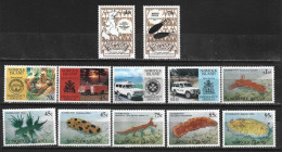 Année 1993 .  12  Timbres Neufs ** (série Limaces De Mer - Nudibranches. Emergency Services:Fire Brigade,etc) Neufs ** - Norfolk Island