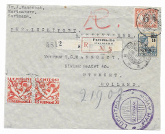 Suriname 1930, Voorkant Uit Marienburg, Geregistreerd In Commewijne, Dan Opnieuw In Paramaribo (SN 3068) - Surinam ... - 1975