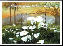 Maldives - 2000 - Flowers Of The Indian Ocean - Yv Bf 460 - Other & Unclassified