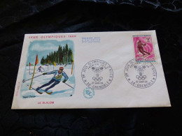 L-41 , FDC , Jeux Olympiques De 1968, Le Slalom - 1960-1969