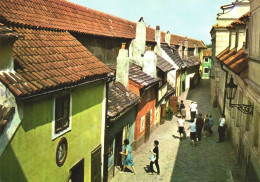 PRAGUE, ARCHITECTURE, GOLDEN LANE, CZECH REPUBLIC, POSTCARD - Czech Republic