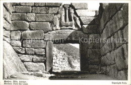 71941083 Mycenes Mykene Porte Des Lions Antike Staette Mycenes Mykene - Greece