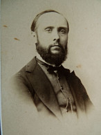 Photo CDV Garcin  Lyon  Portrait Homme Barbu  Crâne Dégarni  Sec. Emp. CA 1865 - L681 - Anciennes (Av. 1900)
