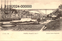 PORTO  .cpa Pionnière - Ponte D. Luis 1°.  (scans Recto-verso) - Porto