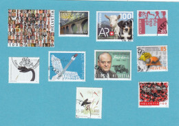 KLEINES LOS GESTEMPELTE BRIEFMARKEN AUS DEM JAHR 2013.PETIT LOT DE TIMBRES OBLITERES. - Oblitérés