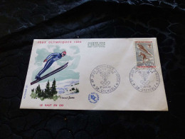 L-44 , FDC , Jeux Olympiques 1968, Le Saut à Ski - 1960-1969