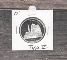 Médaille Souvenirs&Patrimoine : Notre-Dame - Type 2 (couleur Argent) - Other & Unclassified
