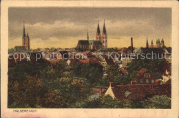 71940933 Halberstadt Stadtbild Mit Kirche Halberstadt - Halberstadt