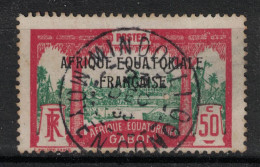 Gabon 1924 - Yvert 103 Oblitéré MINDOULI Au Moyen-Congo - Scott#102 - Oblitérés