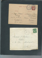 Lot De 10 Lacs, Carte Interzones, Lac En Franchise Periode 1939/1945 ,à Trier Raa103 - Guerre De 1939-45