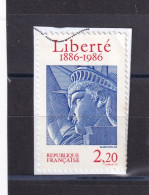 FRANCE OBLITERES : 1986 Sur Fragment N° Y/T 2421 - Used Stamps
