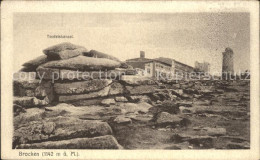 71940826 Brocken Harz Teufelskanzel Felsen Berghaus Turm Wernigerode - Wernigerode