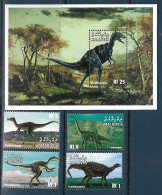 Maldives - 1999 - Prehistorics - Yv 2758/61 + Bf 417 - Prehistorics