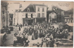 VIHIERS  Un Coin Du Marché Place De L'église - Autres & Non Classés