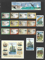 Année 1994. 21  Timbres + 1 B-F Neufs ** (côte 65 Euro) Early Pacific Explorers From 1577, Island Birds Set,etc) - Norfolk Island