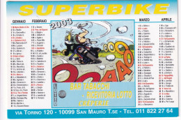Calendarietto - Superbike - San Mauro T.se - Anno 2003 - Formato Piccolo : 2001-...