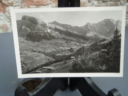 Jolie Cpsm Non écrite : GRAND-BORNAND Le Jalouvre Et L'Aiguille Verte - Sonstige & Ohne Zuordnung