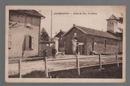 CPA - 38 - Chambaran - Entrée Du Parc D'Artillerie - Animée - Circulée En 1933 - Autres & Non Classés