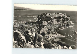 71940736 Monaco Le Port Le Rocher Et Le Stade Louis II  - Autres & Non Classés