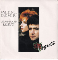 MYLENE FARMER & JEAN-LOUIS MURAT  - FR SG  - REGRETS  + 1 - Otros - Canción Francesa