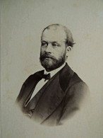 Photo CDV Ennement  Lyon  Portrait Homme Barbu  Crâne Dégarni  Sec. Emp. CA 1865-70 - L681 - Oud (voor 1900)