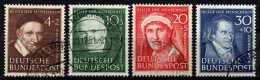 Bund 1951 - Mi.Nr. 143 - 146 - Gestempelt Used - Used Stamps