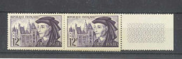 Yvert  1034 - Jacques Coeur - Bande De 4 Timbres Neufs Sans Traces De Charnières - Bord De Feuille - Unused Stamps