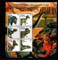 Maldives - 1997 - The World Of Dinossaurs - Yv 2551/56 - Préhistoriques