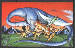Maldives - 1997 - Dinosaurs - Yv 2539/44 - Préhistoriques