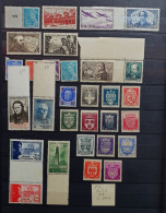 06 - 24 - France - 1942 Année Complète - Tous ** - MNH - Unused Stamps