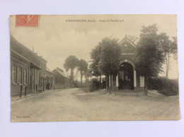 STEENWOORDE (59) :  Route De Dunkerque - Roos, éditeur -1908 - Steenvoorde