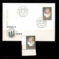 1989 2337 FDC (Houthalen) & Timbre Postfris Met 1édag Stempel : "  Charles Buls " - 1981-1990