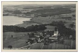 MW25447/ Hirnsberg Am Simssee AK Seltenes Strähle Luftbild 30er Jahre - Sonstige & Ohne Zuordnung