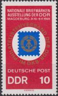 1969  DDR ** Mi:DD 1477, Sn:DD 1115, Yt:DD 1174, Nationale Briefmarkenausstellung "20 Jahre DDR" Magdeburg - Neufs