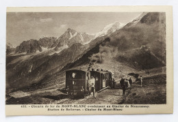 CPA - 74.Chemin De Fer Du Mont Blanc - Station Bellevue - Chamonix-Mont-Blanc