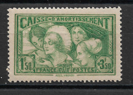 CAISSE D'AMORTISSEMENT YT N°269 LES COIFFES NEUF** - 1927-31 Caisse D'Amortissement