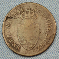 Nassau • 1 Kreuzer 1808 L • Fr. August + Fr. Wilhelm • Var. 10 • German States • [24-832] - Monedas Pequeñas & Otras Subdivisiones