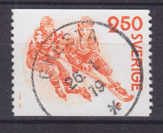 Sweden 1979 Mi. 1054, 2.50 Kr. Bandy Backside Number '70'. Deluxe GNESTA 1979 Cancel !! (2 Scans) - Used Stamps