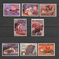 Maldives - 1995 - Disney: Donald And The Wheel - Yv 1965/72 - Disney