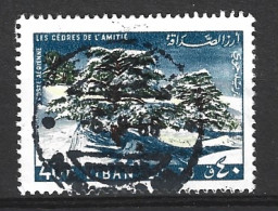 LIBAN. PA 343 De 1965 Oblitéré. Cèdre. - Bäume