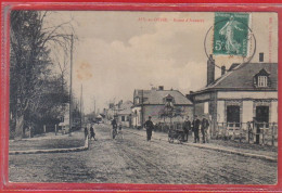 Carte Postale 10. Aix-en-Othe  Route D'Auxerre  Très Beau Plan - Other & Unclassified