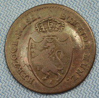 Nassau • 1 Kreuzer 1808  • Fr. August + Fr. Wilhelm • Var. 5 • German States • [24-834] - Monedas Pequeñas & Otras Subdivisiones