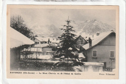 CPA :  14 X 9  -  FAVERGES  -  Le Mont Charvin Vu De L'Hôtel De Genève - Faverges