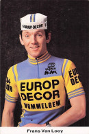Vélo - Cyclisme - Coureur Cycliste Frans Van Looy - Team Europ Decor - 1988 - Cyclisme