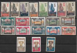 GABON 1924- 27 Overprint AE.F. MNH - Unused Stamps